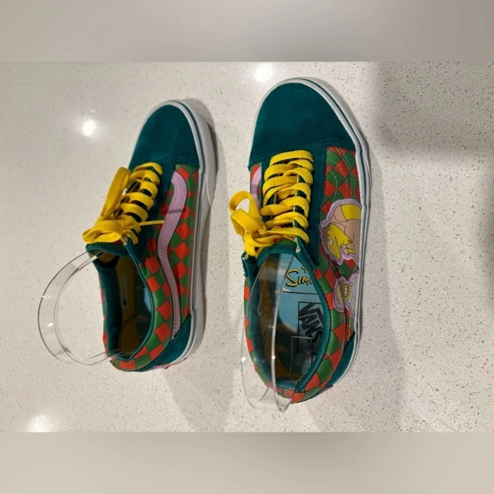 Old Skool Simpson Vans, Men’s size 5.5, Women’s size 7